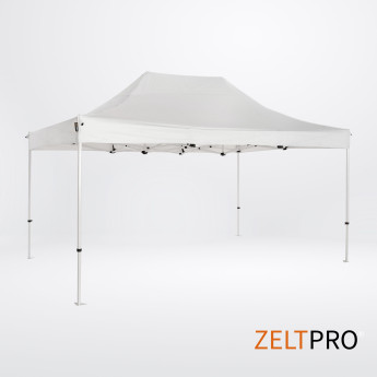 Telgi katuse ja seinte (4 tk) komplekt 3x4,5 Valge Zeltpro PROFRAME