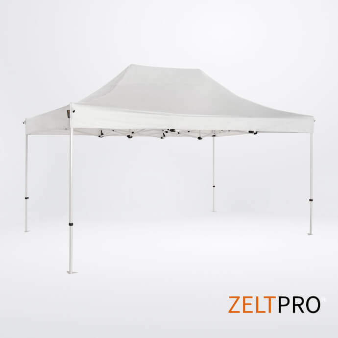 Telgi katuse ja seinte (4 tk) komplekt 3x4,5 Valge Zeltpro PROFRAME