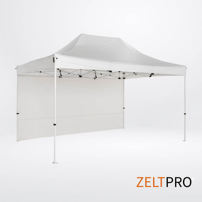 Telgi katuse ja seinte (4 tk) komplekt 3x4,5 Valge Zeltpro PROFRAME