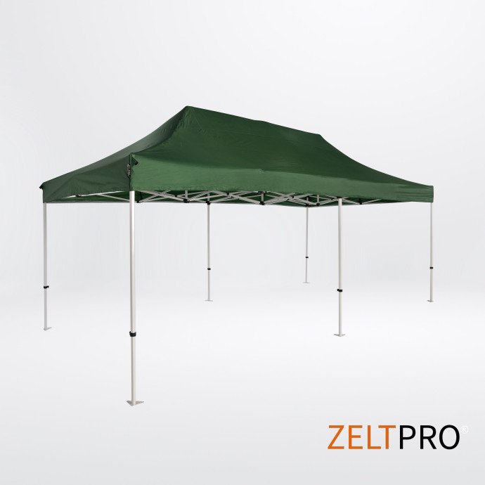 Telgi katuse ja seinte (4 tk) komplekt 3x6 Roheline Zeltpro PROFRAME