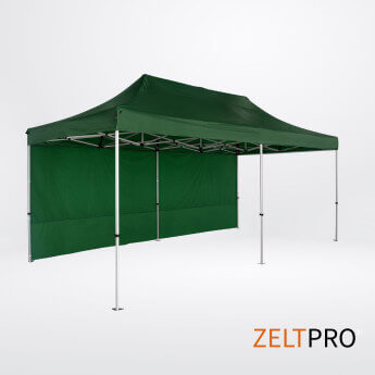 Telgi katuse ja seinte (4 tk) komplekt 3x6 Roheline Zeltpro TITAN