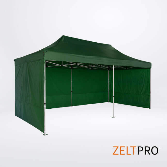 Telgi katuse ja seinte (4 tk) komplekt 3x6 Roheline Zeltpro TITAN