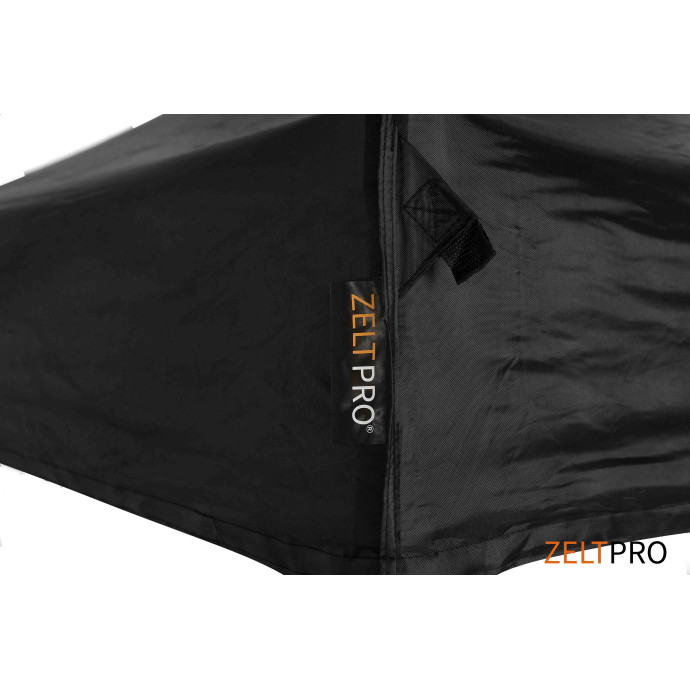 Telgi katuse ja seinte (4 tk) komplekt 3x6 Must Zeltpro PROFRAME