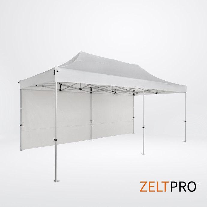 Telgi katuse ja seinte (4 tk) komplekt 3x6 Valge Zeltpro TITAN