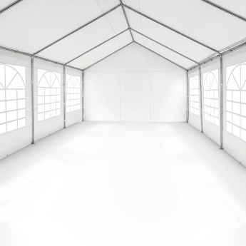 PE-peotelk Zeltpro, 4 × 8 m, valge