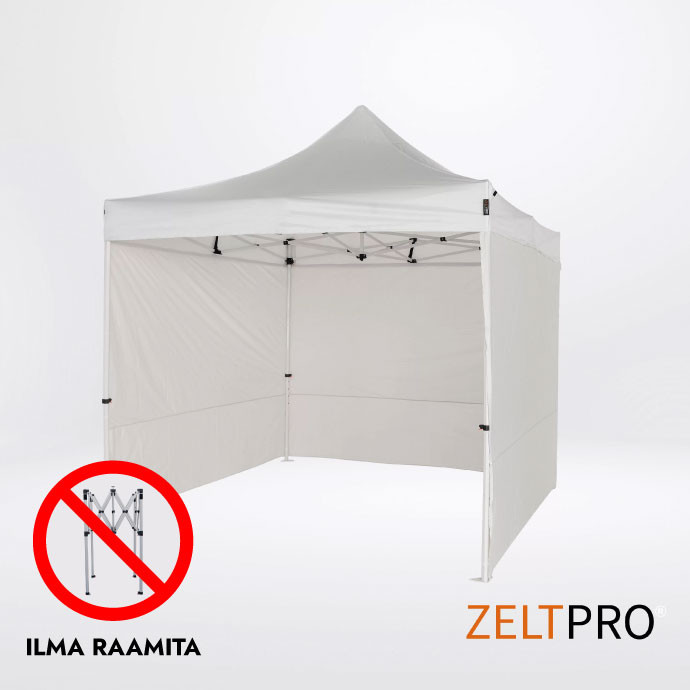 Telgi katuse ja seinte (4 tk) komplekt 3x3 Valge Zeltpro PROFRAME