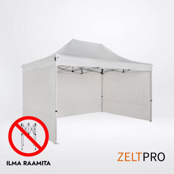 Telgi katuse ja seinte (4 tk) komplekt 3x4,5 Valge Zeltpro TITAN