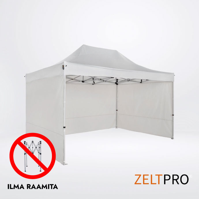 Telgi katuse ja seinte (4 tk) komplekt 3x4,5 Valge Zeltpro TITAN