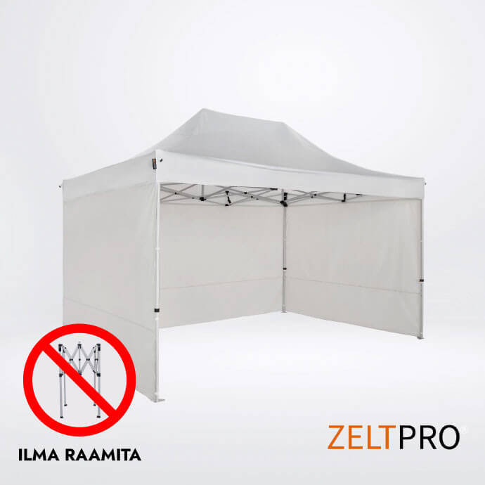 Telgi katuse ja seinte (4 tk) komplekt 3x4,5 Valge Zeltpro TITAN
