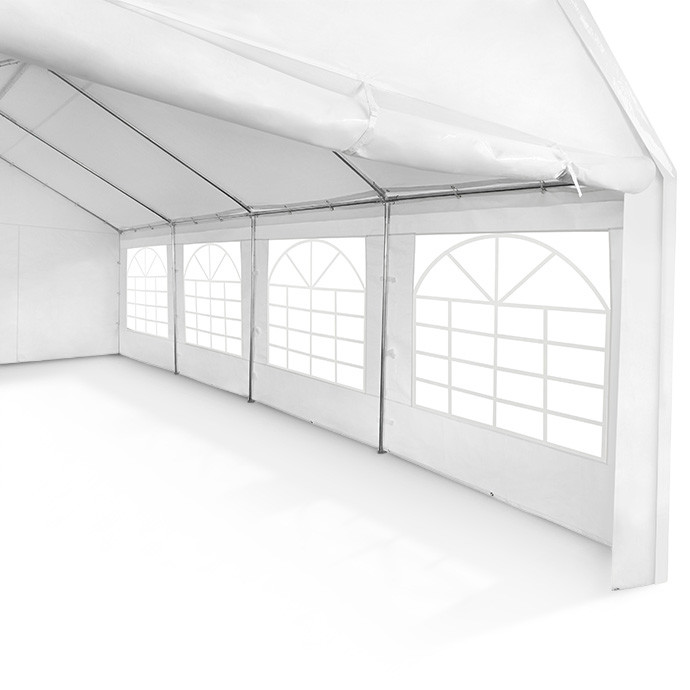 PE-peotelk Zeltpro, 5 × 8 m, valge