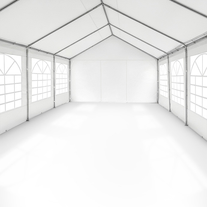 PE-peotelk Zeltpro, 5 × 8 m, valge