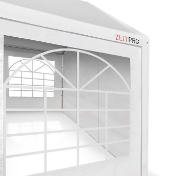 PE-peotelk Zeltpro, 5 × 8 m, valge