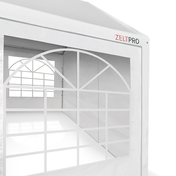 PE-peotelk Zeltpro, 5 × 8 m, valge