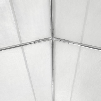 PE-peotelk Zeltpro, 5 × 8 m, valge