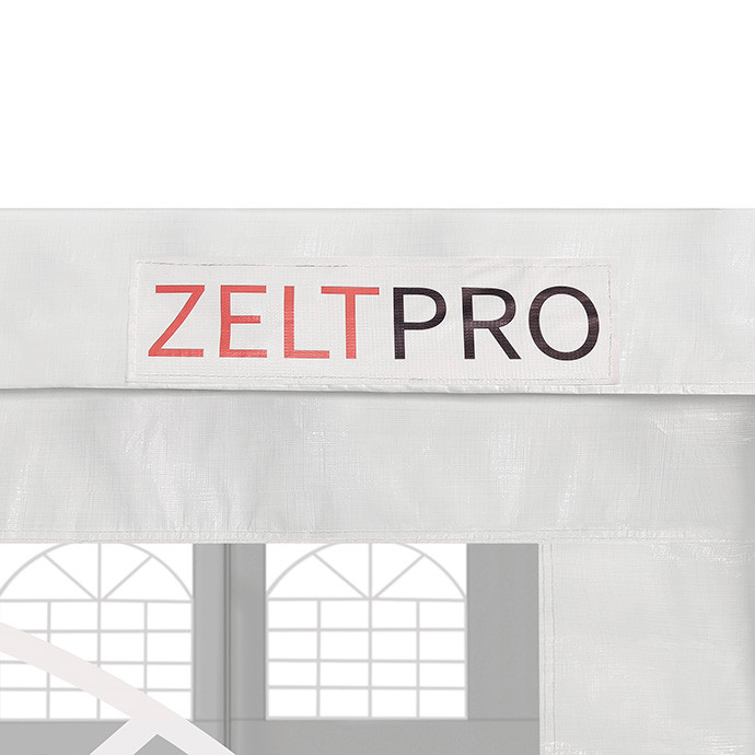 PE-peotelk Zeltpro, 5 × 8 m, valge