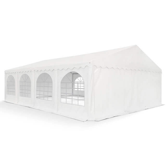 PVC-peotelk Zeltpro, 5 × 8 m, valge