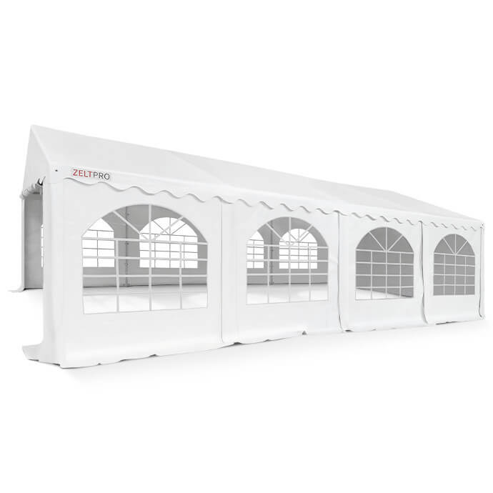 PVC-peotelk Zeltpro, 5 × 8 m, valge