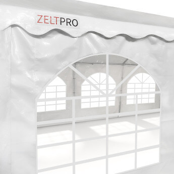 PVC-peotelk Zeltpro, 5 × 8 m, valge