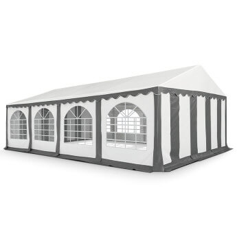 PVC-peotelk Zeltpro, 5 × 8 m, valge/hall