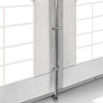 PVC-peotelk Zeltpro, 5 × 8 m, valge/hall