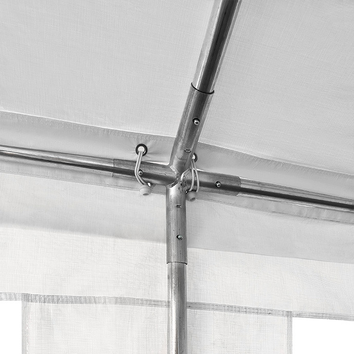 PE-peotelk Zeltpro, 5 × 10 m, valge