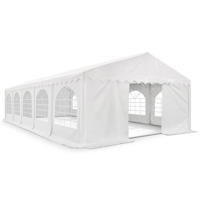 PVC-peotelk Zeltpro, 5 × 10 m, valge