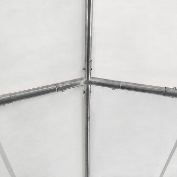 PVC-peotelk Zeltpro, 5 × 10 m, valge/hall