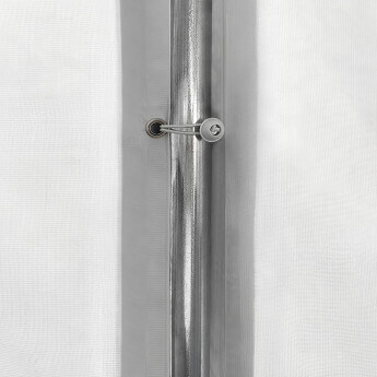 PVC-peotelk Zeltpro, 5 × 10 m, valge/hall