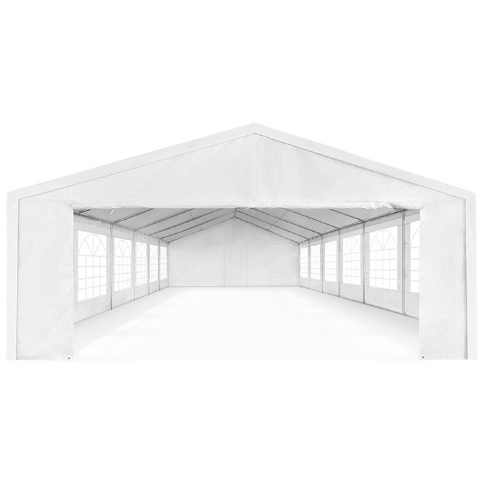 PE-peotelk Zeltpro, 6 × 12 m, valge