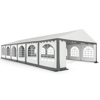 PVC-peotelk Zeltpro, 6 × 12 m, valge/hall