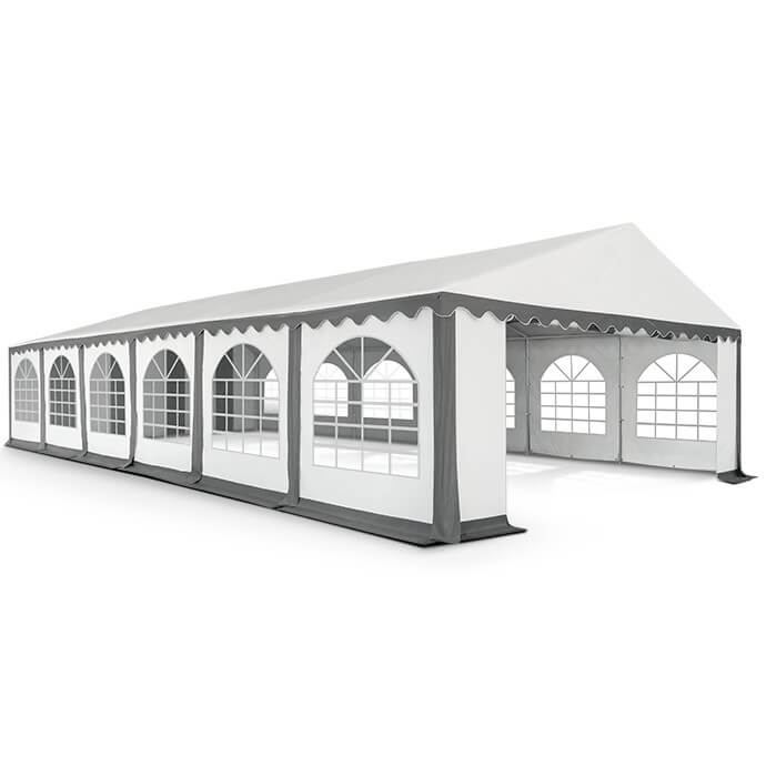 PVC-peotelk Zeltpro, 6 × 12 m, valge/hall