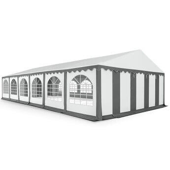 PVC-peotelk Zeltpro, 6 × 12 m, valge/hall