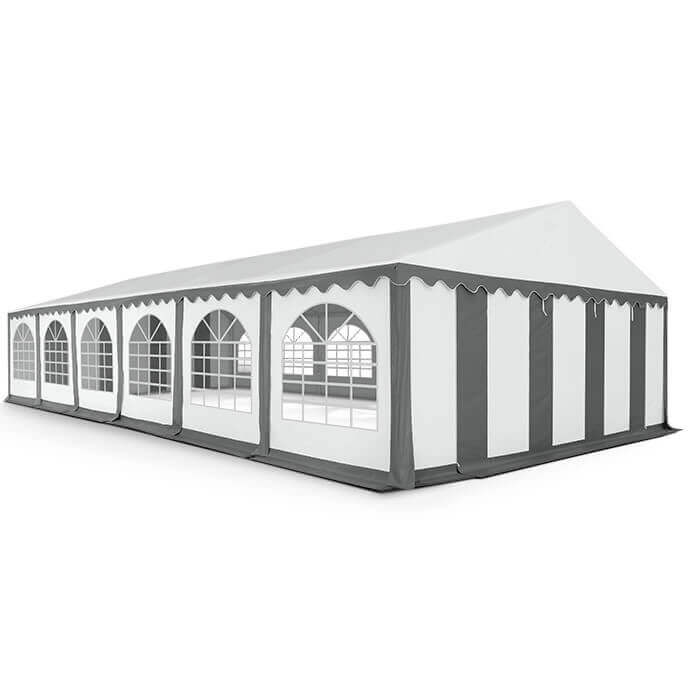 PVC-peotelk Zeltpro, 6 × 12 m, valge/hall