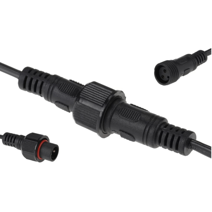 Välistingimustes kasutatav valguskett (LED tuled) 10 m Glow must Matt