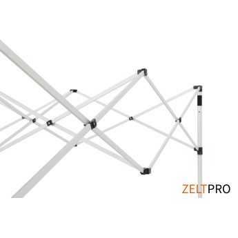 Reklaamtelk Zeltpro TITAN, 3 × 3 m, valitud värvi, 4 seina ja termokleebistega (3 tk) katuse külgedel