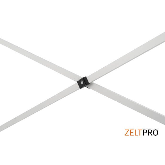 Reklaamtelk Zeltpro TITAN, 3 × 3 m, valitud värvi, 4 seina ja termokleebistega (3 tk) katuse külgedel