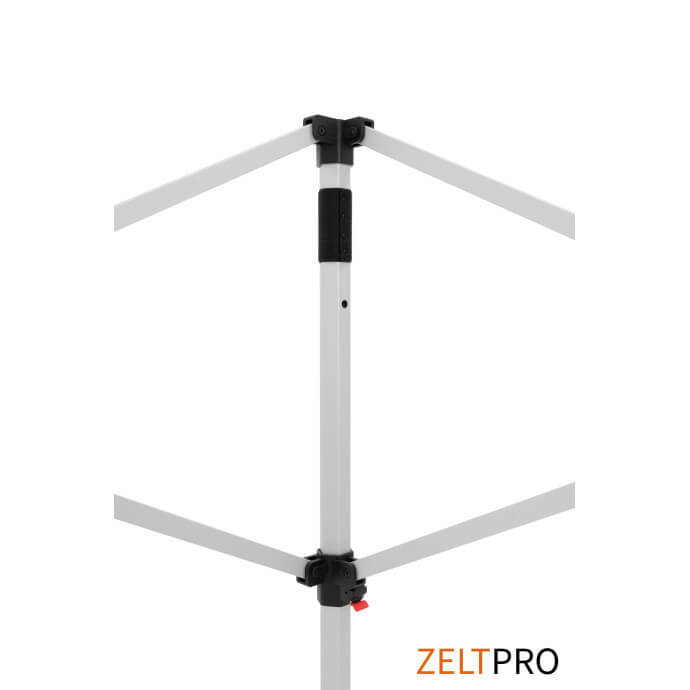 Reklaamtelk Zeltpro TITAN, 3 × 3 m, valitud värvi, 4 seina ja termokleebistega (3 tk) katuse külgedel