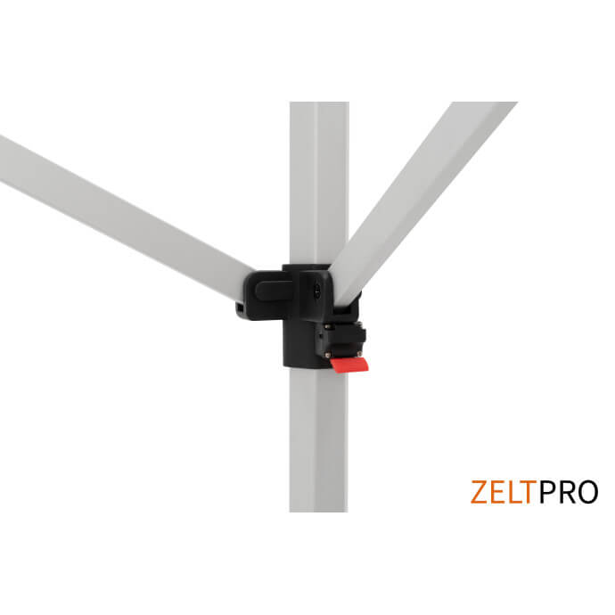 Reklaamtelk Zeltpro TITAN, 3 × 3 m, valitud värvi, 4 seina ja termokleebistega (3 tk) katuse külgedel