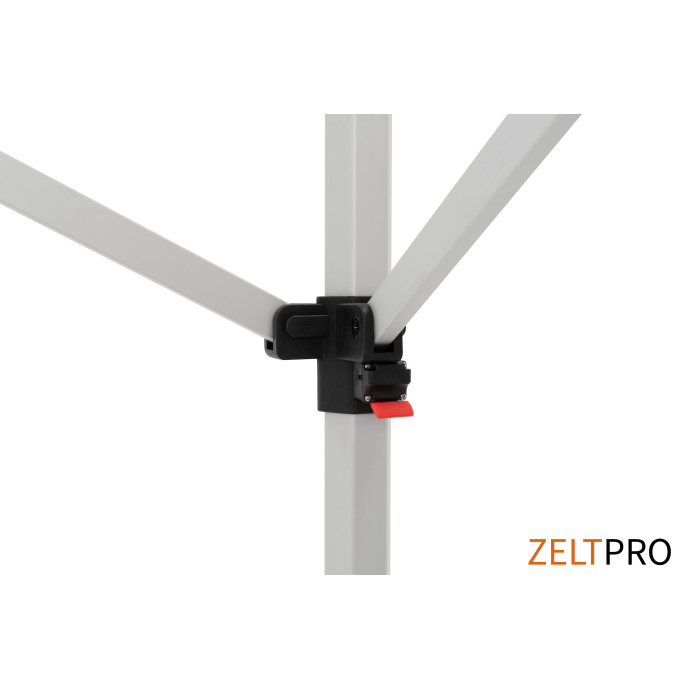 Reklaamtelk Zeltpro TITAN, 3 × 4,5 m, valitud värvi, 4 seina ja termokleebistega (3 tk) katuse külgedel