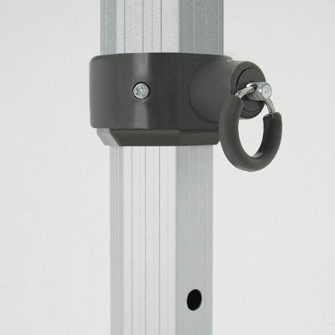 Reklaamtelk Zeltpro Premium+, 3 × 4,5 m, valitud värvi, 4 seina ja termokleebistega (3 tk) katuse külgedel