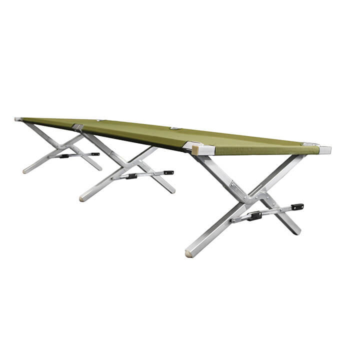 Kokkupandav välivoodi, alumiiniumist, 210 cm