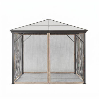 Sääsevõrgud (4 seina) aiapaviljonile Zelptro Deluxe 300x300, pruunid
