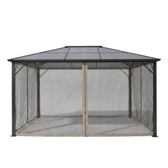 Sääsevõrgud (4 seina) aiapaviljonile Zelptro Deluxe 300x400, pruunid