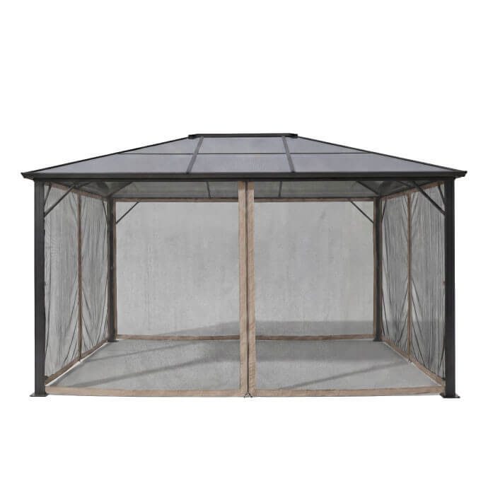 Sääsevõrgud (4 seina) aiapaviljonile Zelptro Deluxe 300x400, pruunid
