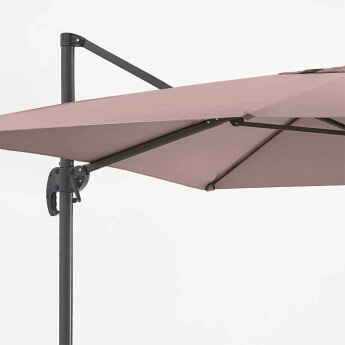 Päikesevari Comfort Taupe koos raskusplaadiga Solid