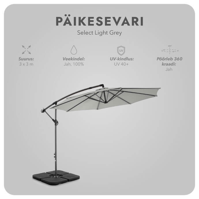 Päikesevari Select Light Grey