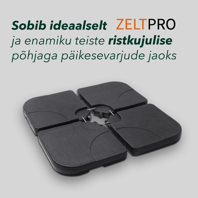 Päikesevari Maestro Taupe koos alusega (kingituseks kaasa kaitsekate)
