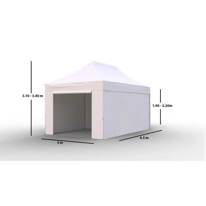 Pop-up telk 3x4,5 valge Zeltpro PROFRAME