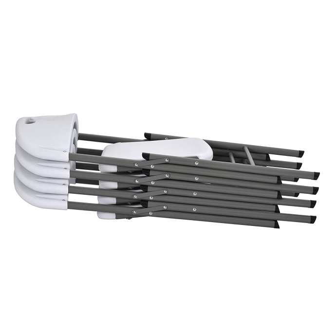 Plastikust kokkupandav tool Premium valge