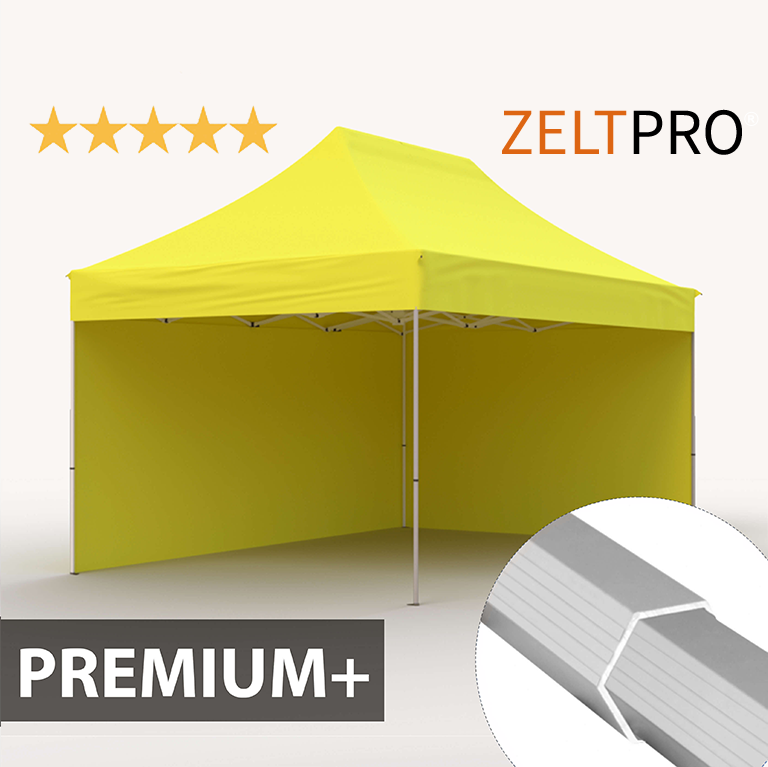 Pop-up telk 3x4,5 kollane Zeltpro PREMIUM+